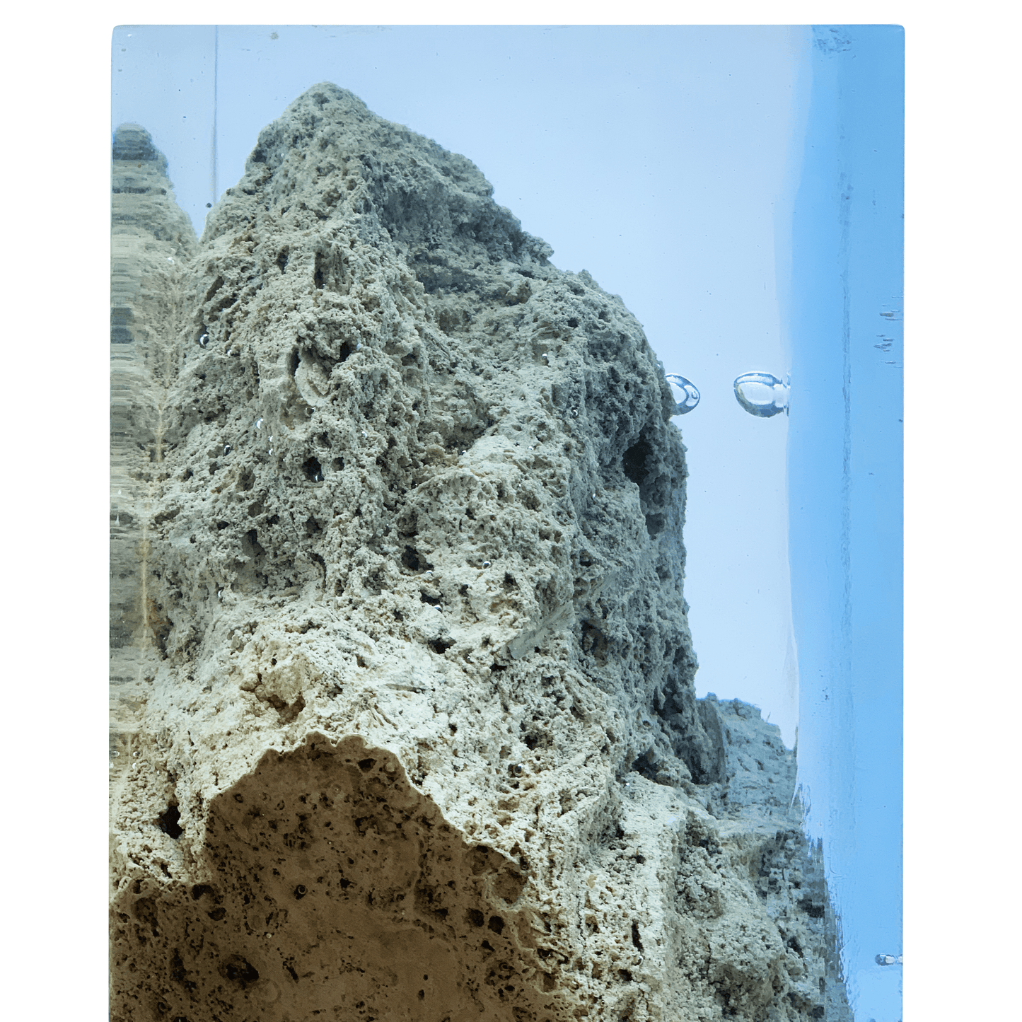 Travertine Rock Decorative Cube