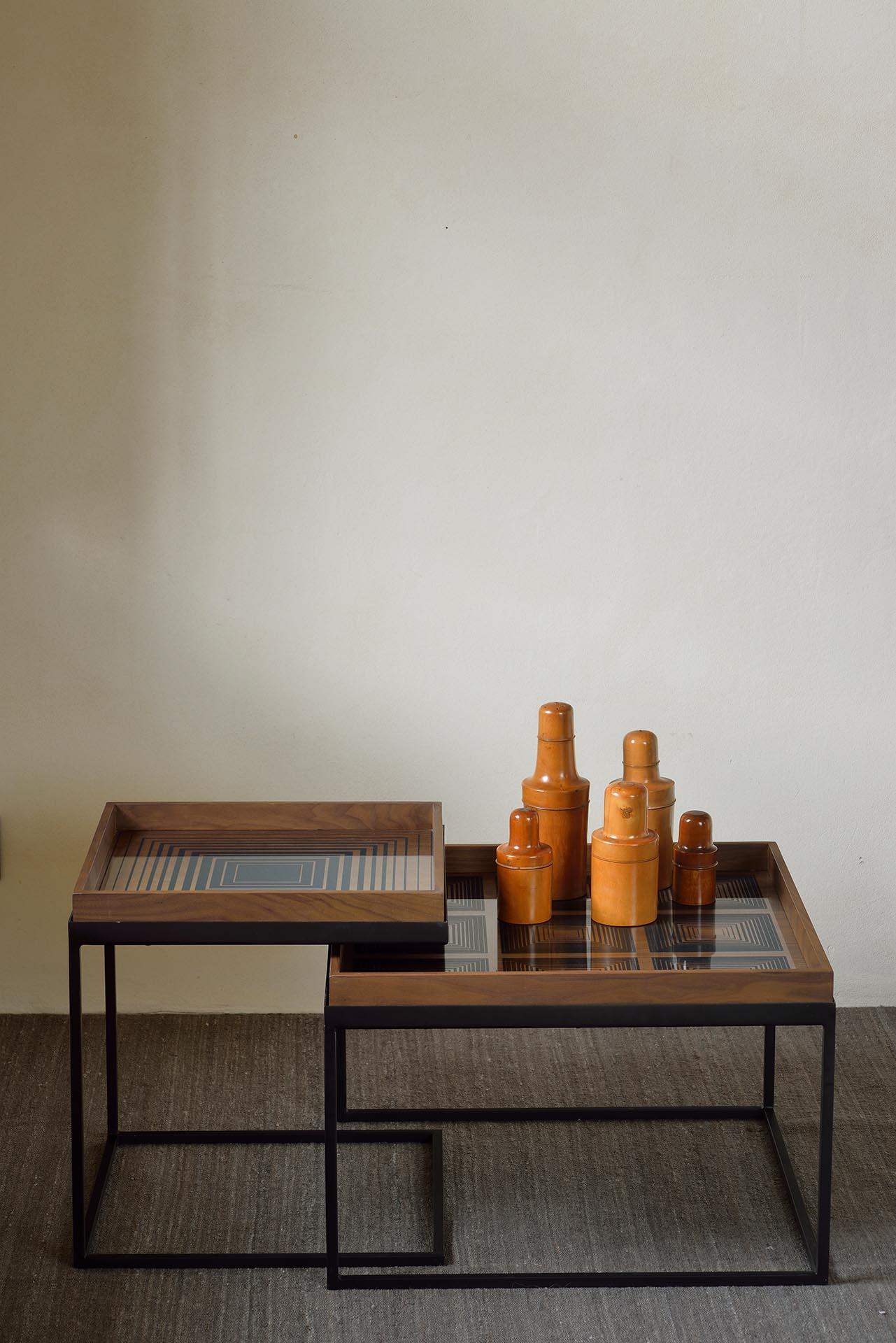 Tray Square Coffee Table Set