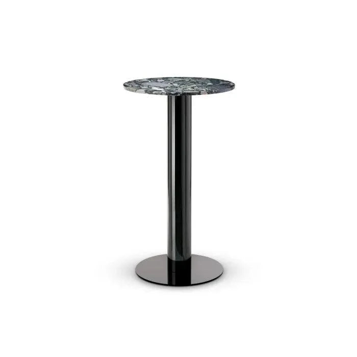 TUBE HIGH TABLE BLACK PEBBLE