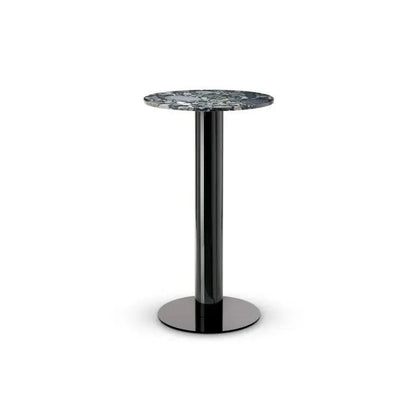 TUBE HIGH TABLE BLACK PEBBLE