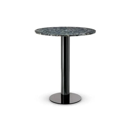 TUBE HIGH TABLE BLACK PEBBLE