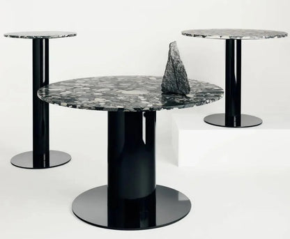 TUBE HIGH TABLE BLACK PEBBLE