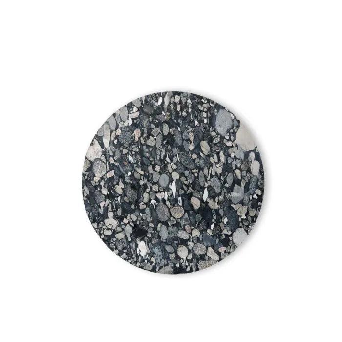 TUBE HIGH TABLE BLACK PEBBLE