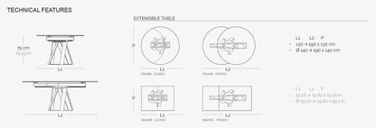 Turning Extensible Dining Table