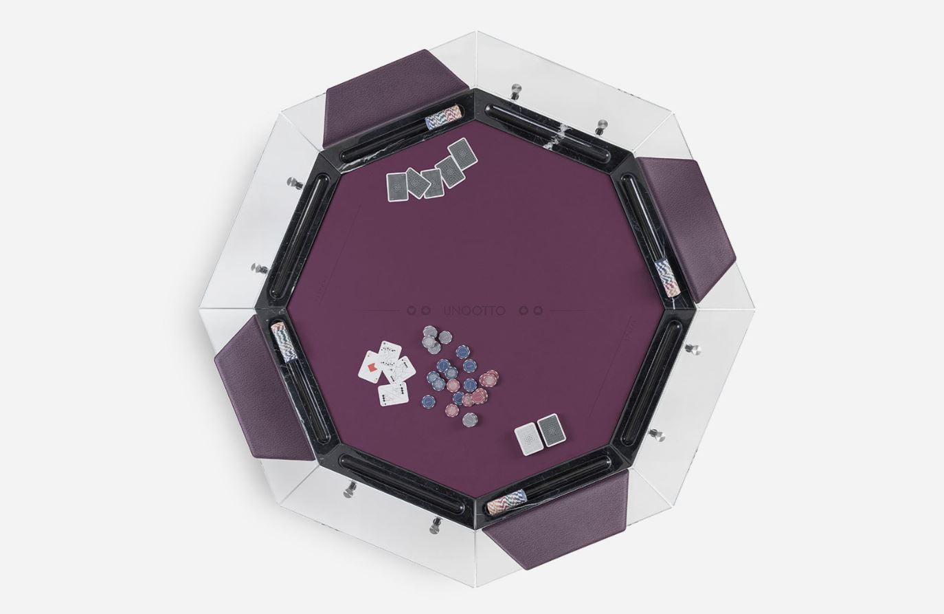 Unootto Wood Poker Table