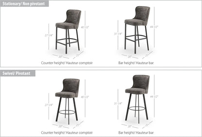 Verona Stationary Stool