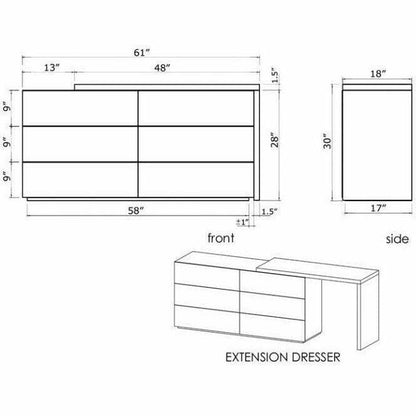 VEX DOUBLE DRESSER