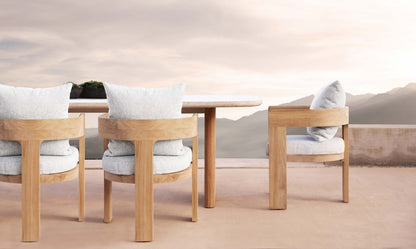 VICTORIA TEAK DINING CHAIR