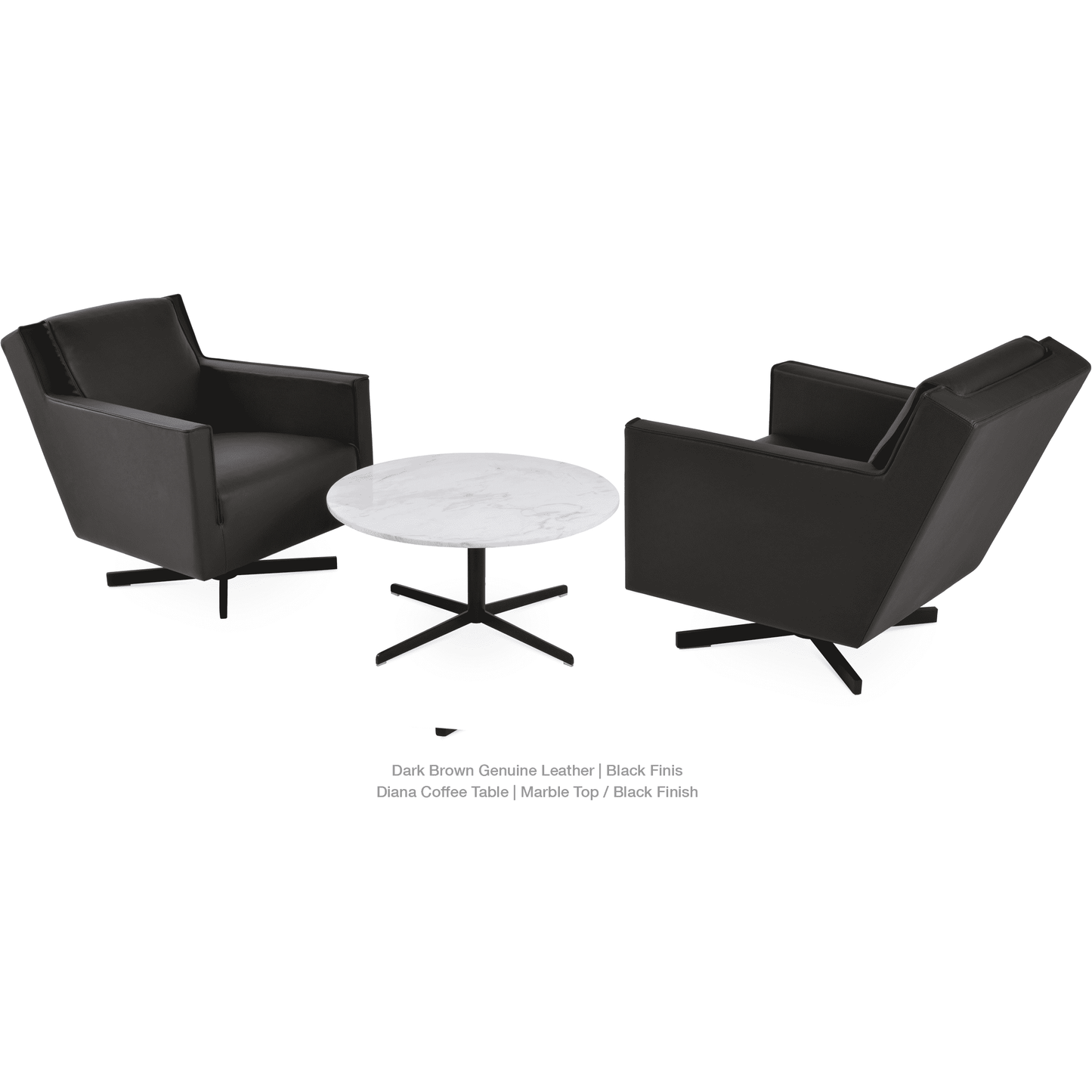 WASHINGTON LOUNGE 4 STAR SWIVEL ARMCHAIR