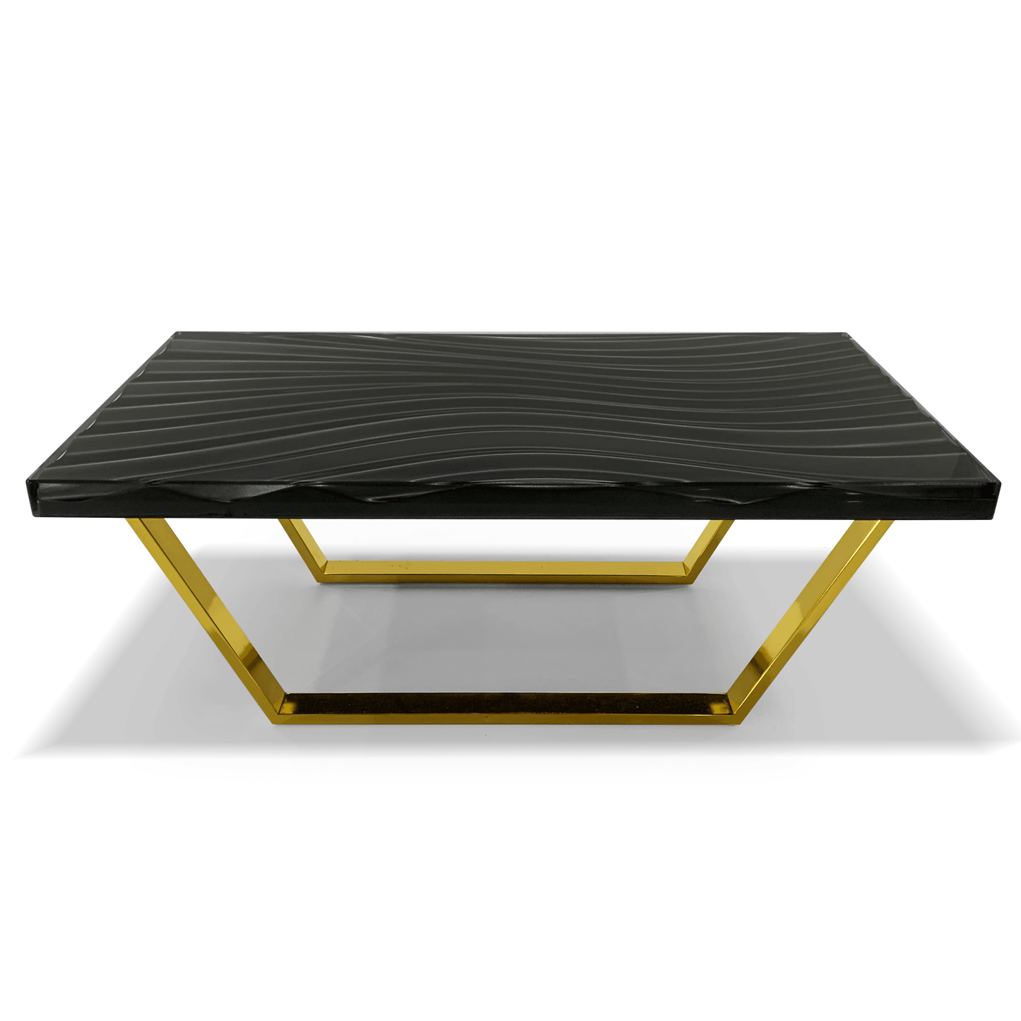 Wavy Black Coffee Table