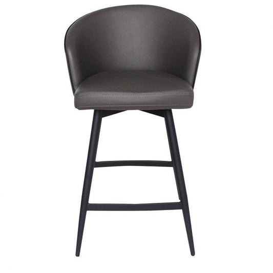 WEBBER SWIVEL COUNTER STOOL CHARCOAL