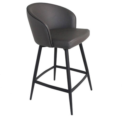 WEBBER SWIVEL COUNTER STOOL CHARCOAL