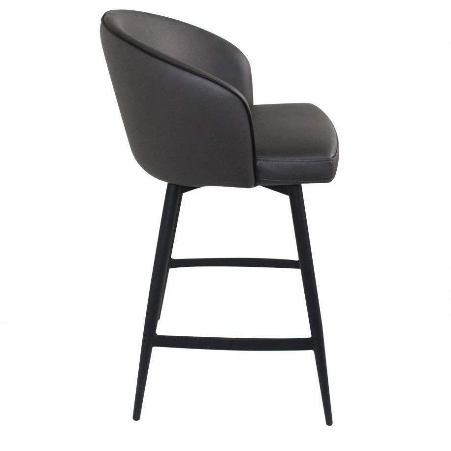 WEBBER SWIVEL COUNTER STOOL CHARCOAL