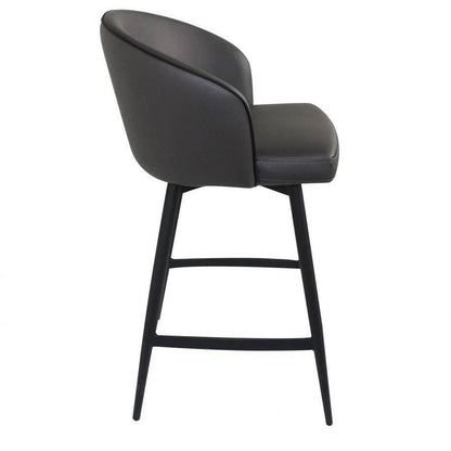 WEBBER SWIVEL COUNTER STOOL CHARCOAL