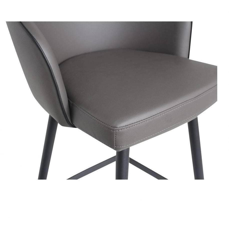 WEBBER SWIVEL COUNTER STOOL CHARCOAL