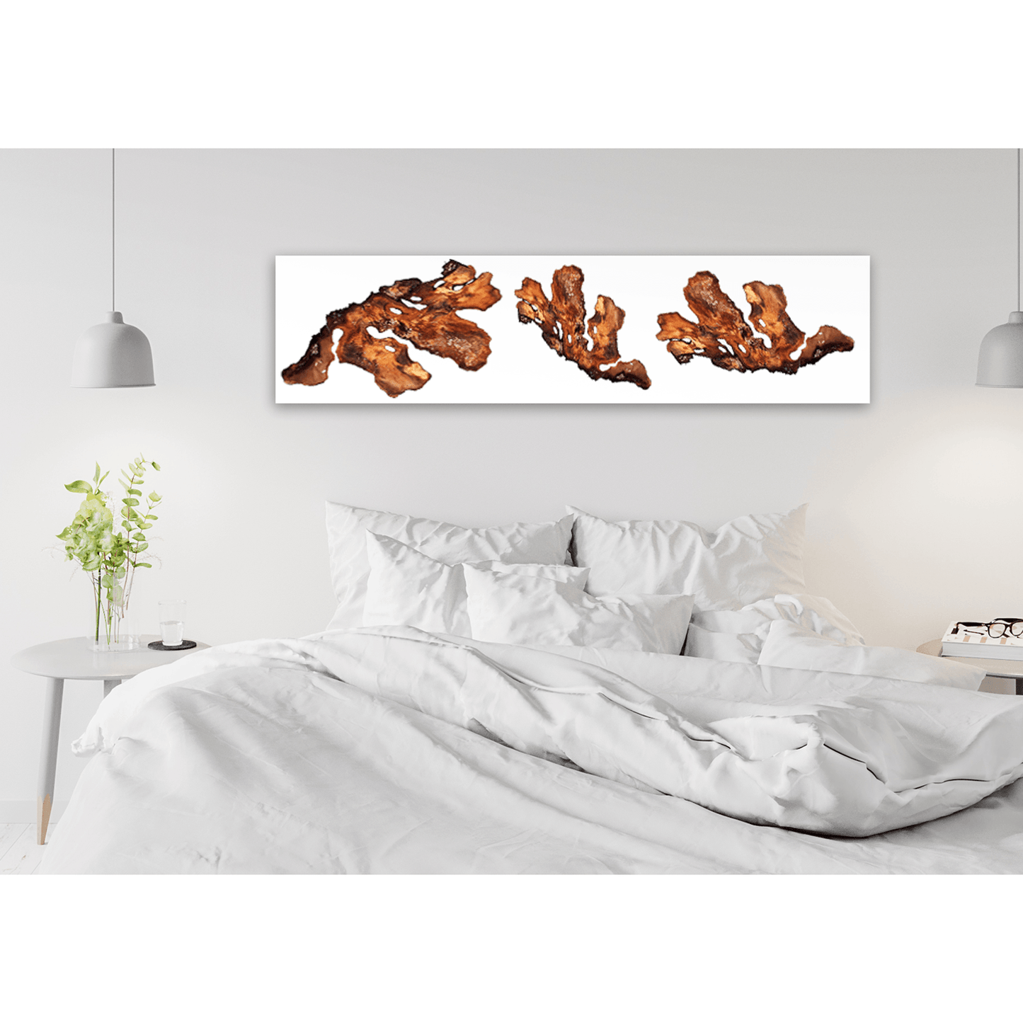White Halia Wall Art